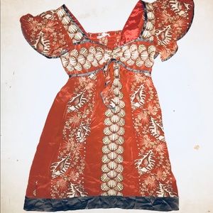 Silk Nanette Lepore boho blouse size 4